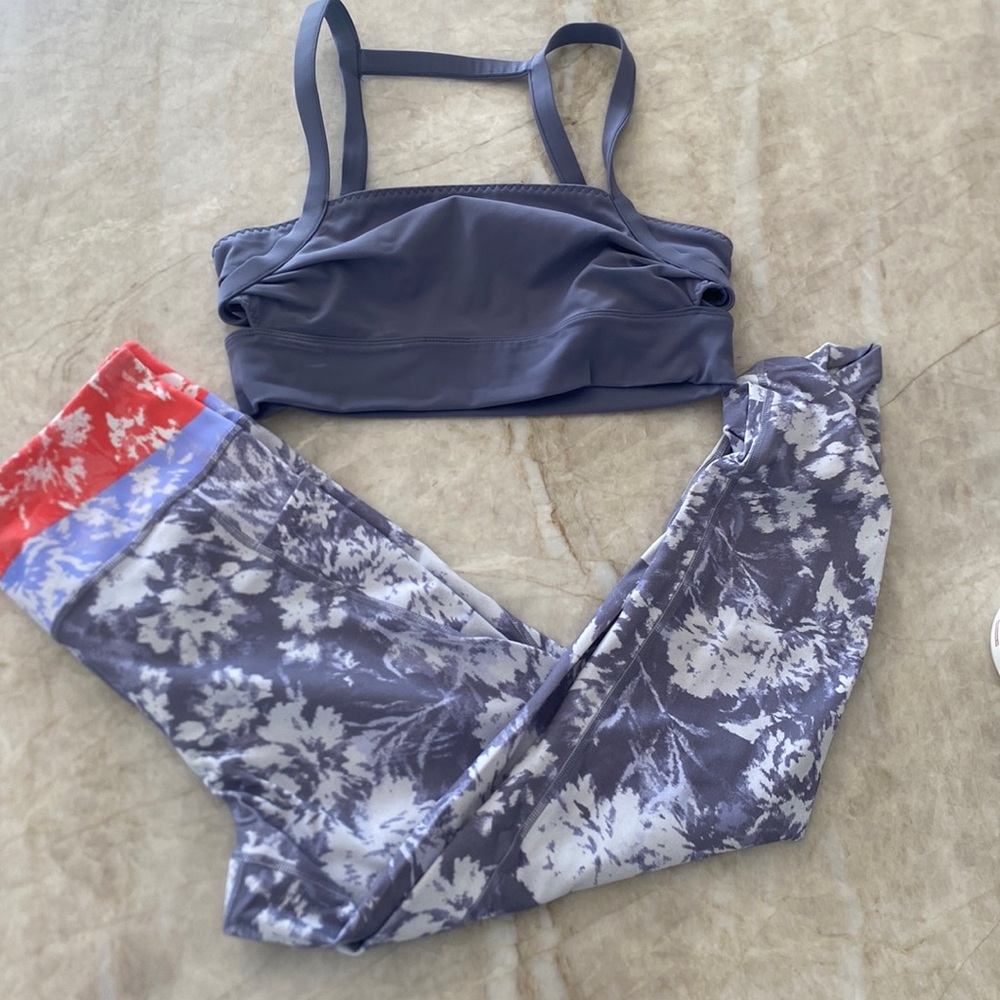 Free people “Free Movement” workout set size large